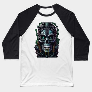 Cyborg Heads S02 D13 Baseball T-Shirt